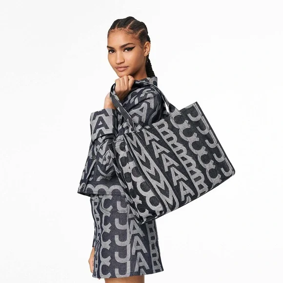 Marc Jacobs Black and Gray Tote Bag - Picture 2 of 13